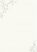 [16431068800] Designblatt A4 210x297 mm mit Heißfolienprägung in Gold 'Eleganza' 100 g/qm